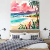 Sandy Toes Canvas Afdruk (Insitu (Slaapkamer))