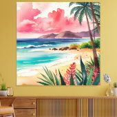 Sandy Toes Canvas Afdruk (Insitu (Woonkamer))