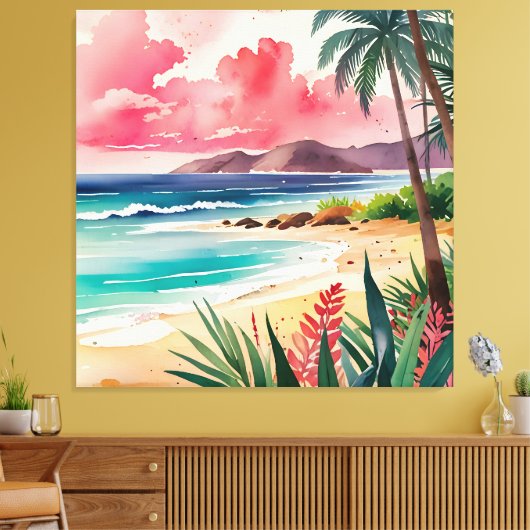 Sandy Toes Canvas Afdruk (Insitu (Woonkamer))
