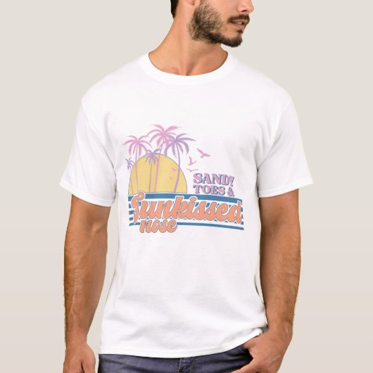 Sandy Toes en Sunkast Nose T-shirt (Voorkant)