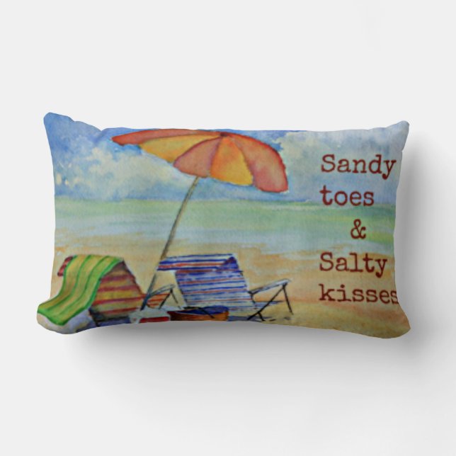 Sandy Toes Pillow Kussen (Voorkant)