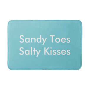 Sandy Toes Salty Kisses Bath Matt Badmat