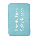 Sandy Toes Salty Kisses Bath Matt Badmat (Voorkant Verticaal)