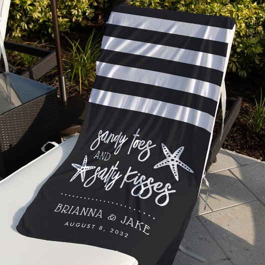 Sandy Toes Salty Kisses Destination Wedding Favor Strandlaken