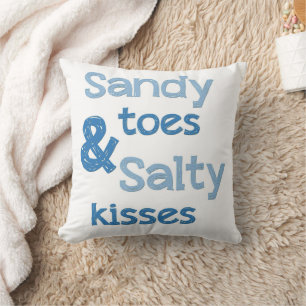 Sandy Toes Salty Kisses Kussen Kussen