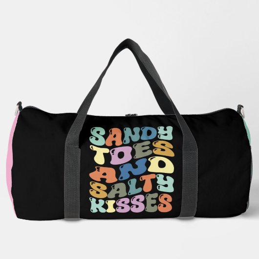 Sandy Toes Salty Kisses Retro Plunjezak (Voorkant)