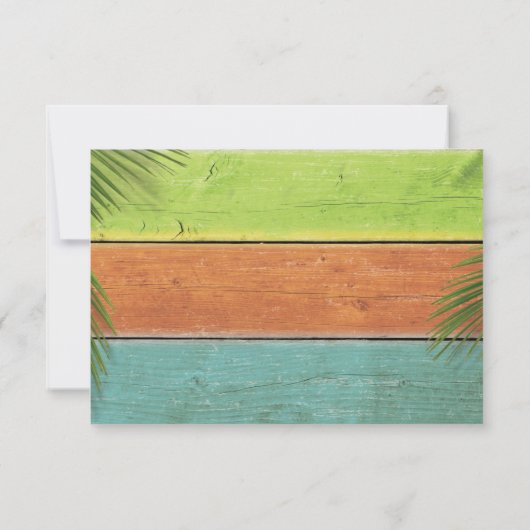 Sandy Toes Salty Kisses RSVP (Achterkant)