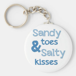 Sandy Toes Salty Kisses Sleutelhanger