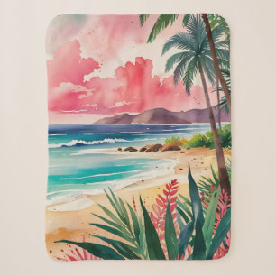 Sandy Toes Sherpa Deken