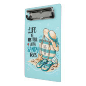 Sandy Toes Strand Vibes Mini Klembord (Angled2)