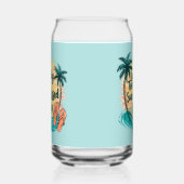 Sandy Toes Sun-Kissed Nose Beach esthetiek Blikvorm Glas (Rechts)