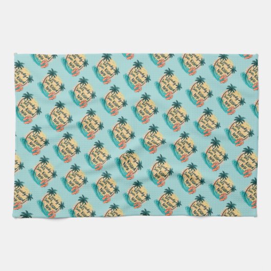 Sandy Toes Sun-Kissed Nose Beach esthetiek Theedoek (Horizontaal)