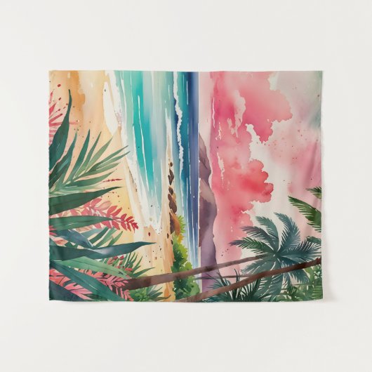 Sandy Toes Wandkleed (Voorkant (horizontaal))