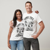 Sandy Toes Zoute kampvuren Camping Design T-shirt (Unisex)