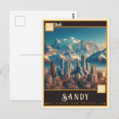 Sandy, Utah | Antiek Briefkaart (Voorkant / Achterkant)