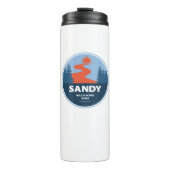 Sandy Wild en Schilderachtig rivier Thermosbeker (Voorkant)