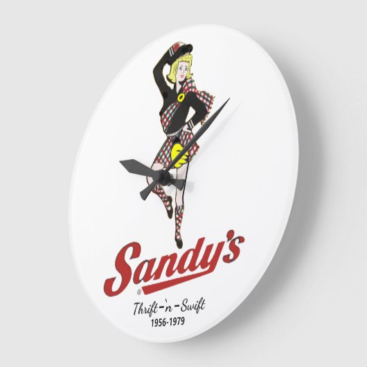 Sandy's drive-in grote klok (Hoek)