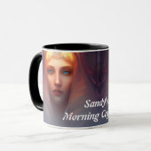 Sandy's Morning Cafeïne Gepersonaliseerde  Mok (Voorkant links)