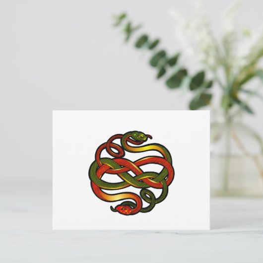 Sanekknotwerk Briefkaart (Staand voorkant)