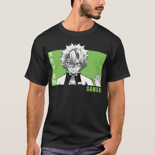 Sanemi Shinazugawa T-Shirt (Voorkant)
