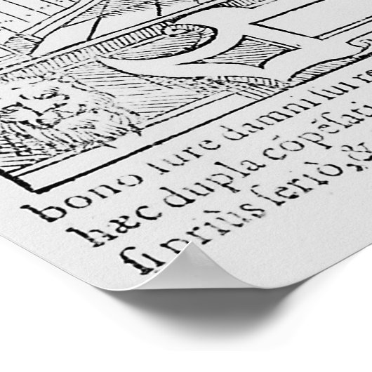 Sanering in de middeleeuwen poster (Hoek)