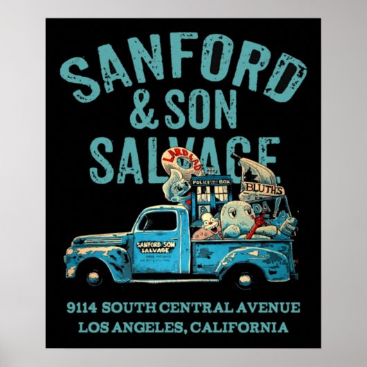 Sanford and son 9114 South Central Poster (Voorkant)