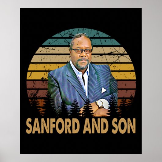 sanford en son gifr art  retro poster (Voorkant)