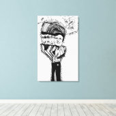 Sanford Meisner's Secret to Acting  Canvas Afdruk (Insitu (Houten vloer))