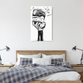 Sanford Meisner's Secret to Acting  Canvas Afdruk (Insitu (Slaapkamer))