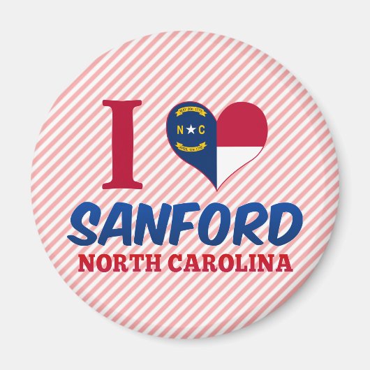 Sanford, North Carolina Magneet (Voorkant)
