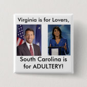 Sanfraudes Vierkante Button 5,1 Cm (Voorkant)