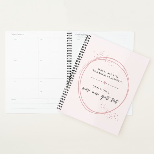 Sanftes Loslass-Affirmation Planner (Display)