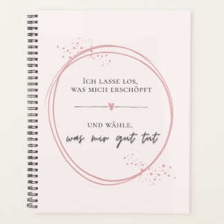 Sanftes Loslass-Affirmation Planner
