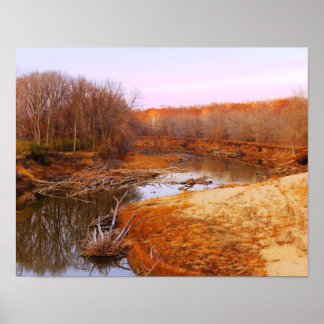 Sangamon River Near Lincoln's New Salem, Illinois Poster