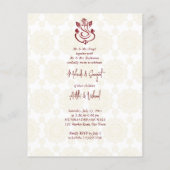 Sangeet mehndi Indian bruiloft (Achterkant)