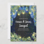 Sangeet uitnodigingen Digital Sangeet nodigt uit (Voorkant)