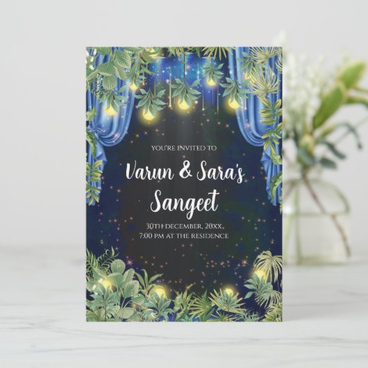 Sangeet uitnodigingen Digital Sangeet nodigt uit