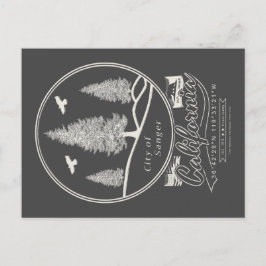 SANGER FRESNO CALIFORNIË BRIEFKAART