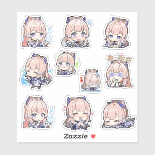 Sangonomiya Kokomi Stickers (Vel)