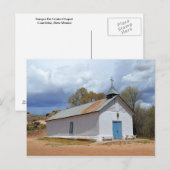 Sangre De Cristo Chapel, Cuartelez, New Mexico Briefkaart (Voorkant / Achterkant)
