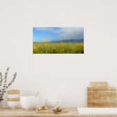 Sangre de Cristo, Great Sand Dunes en bloemen Poster (Keuken)