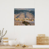 Sangre de Cristo Mountains door Blumenschein Poster (Keuken)