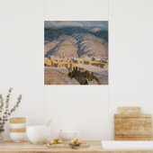 Sangre de Cristo Mountains door Blumenschein Poster (Keuken)