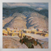 Sangre de Cristo Mountains door Blumenschein Poster (Voorkant)