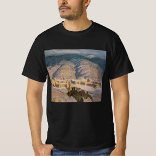 Sangre de Cristo Mountains door Blumenschein T-shirt