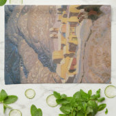 Sangre de Cristo Mountains door Blumenschein Theedoek (Gevouwen)