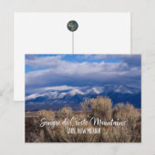 Sangre de Cristo Mountains nabij Taos, New Mexico Briefkaart (Voorkant / Achterkant)