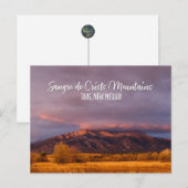 Sangre de Cristo Mountains nabij Taos, New Mexico Briefkaart (Voorkant / Achterkant)