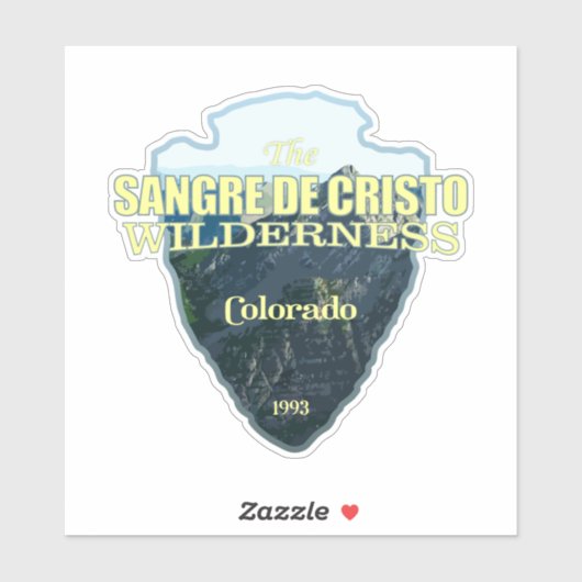 Sangre de Cristo WA (pijlpunt) Sticker (Vel)