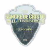 Sangre de Cristo WA (pijlpunt) Sticker (Voorkant)